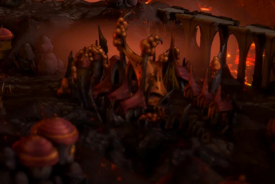Marketplace in the Hive town