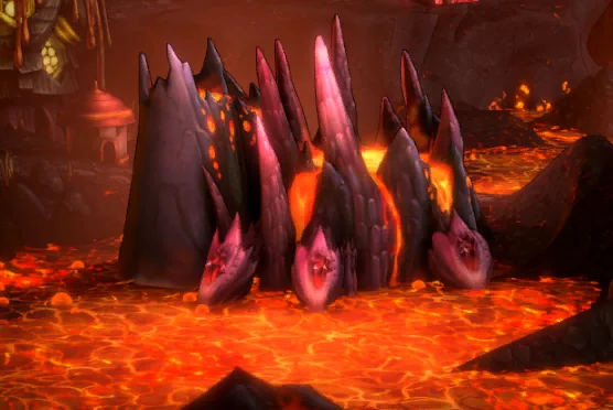 Burning Soul Burrows in the Hive town