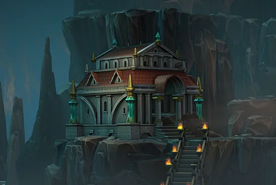 Artifact Merchant in the Dungeon town