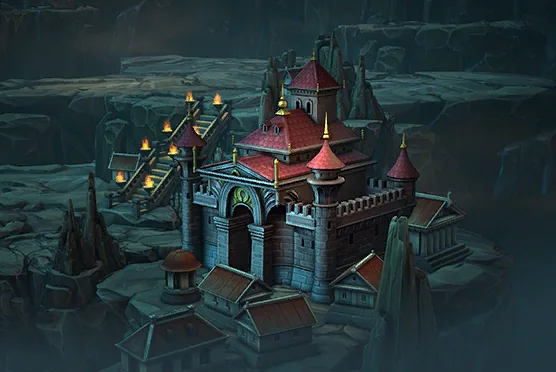 Gymnasium in the Dungeon town