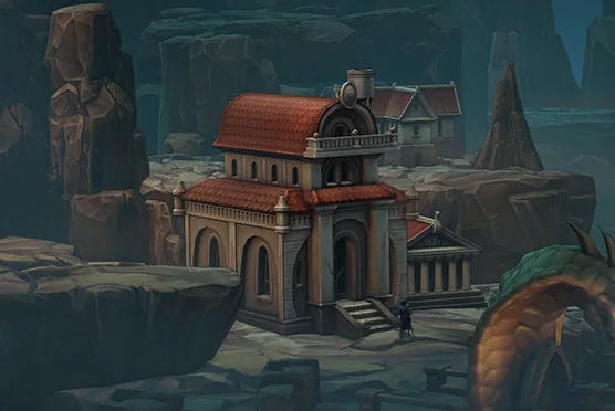 Tavern in the Dungeon town