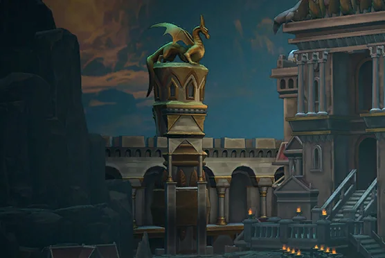 Fortifications in the Dungeon town