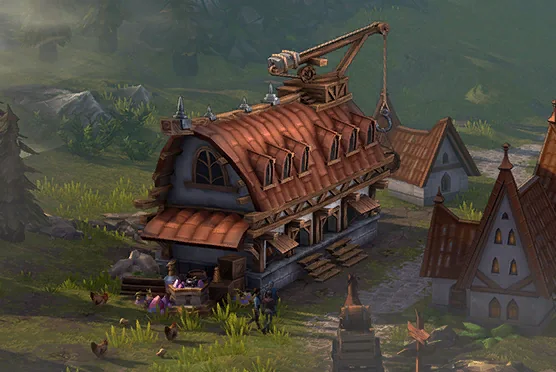 Alchemic Depot in the Temple town