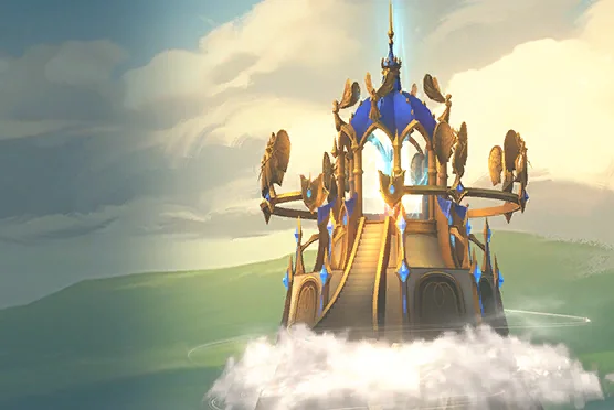 Radiant Forge in the Temple town