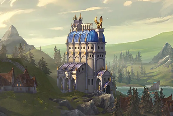 Guild of Six Winds in the Temple town