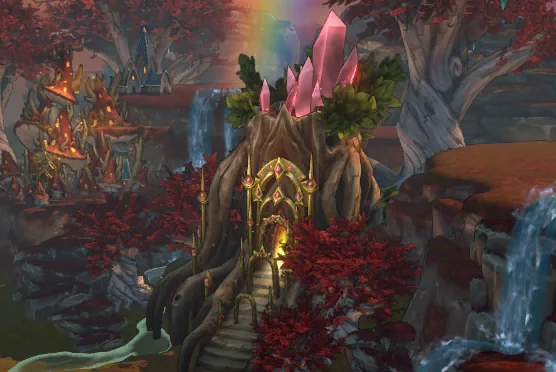 Pyre in the Grove town