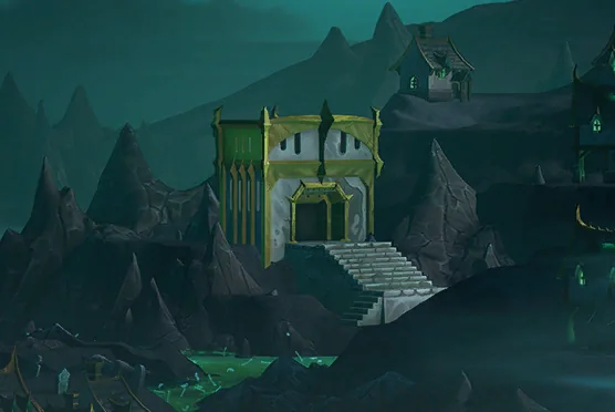 Bank in the Necropolis town