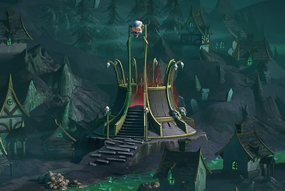 Undead Transformer in the Necropolis town