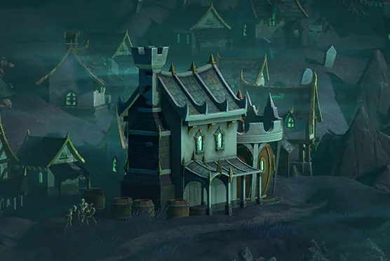 Tavern in the Necropolis town