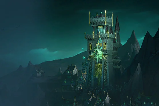 Timeless Mansion in the Necropolis town