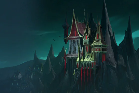 Chateau of Feasts in the Necropolis town
