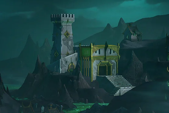Treasury in the Necropolis town