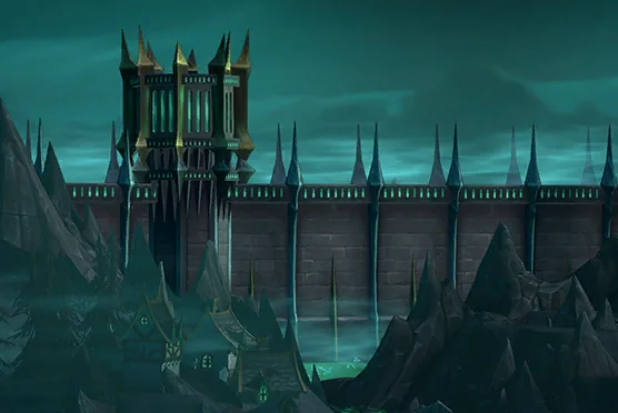 Fortifications in the Necropolis town