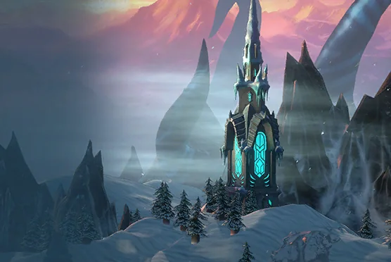 Cultist Spire in the Schism town